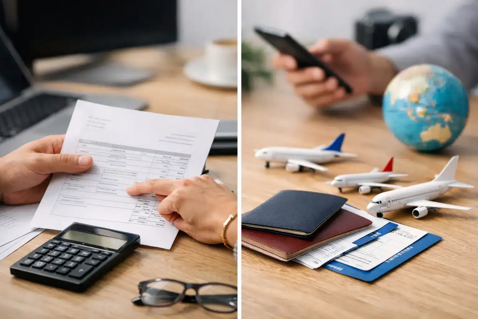 Shared Invoice or Separate Bookings for Travel?